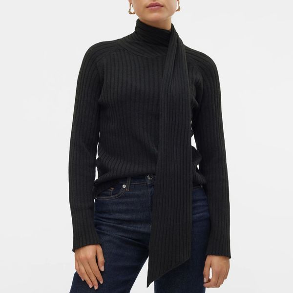 Vero Moda Zoey Rib Scarf Sweater