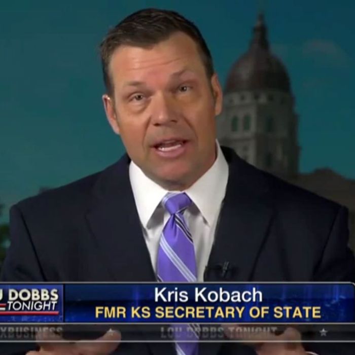 Kris Kobach, former Kansas secretary of state.