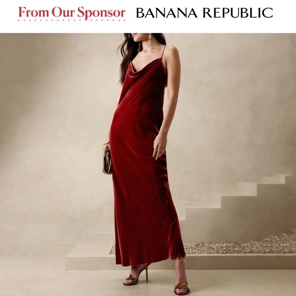 Banana Republic Rita Velvet Maxi Dress