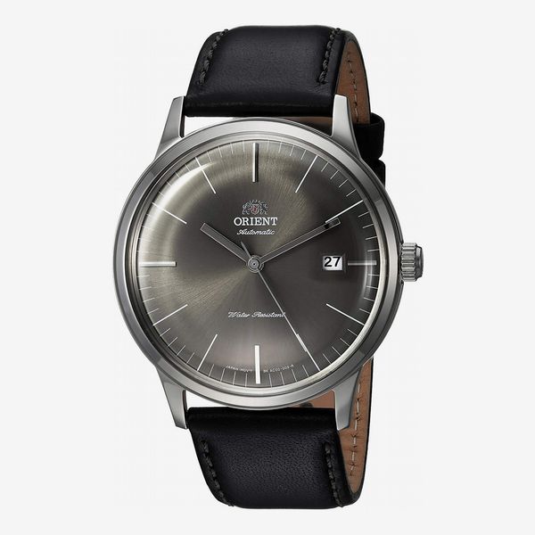 Orient ‘2nd Gen Bambino Version III’ Japanese Automatic Stainless Steel and Leather Dress Watch