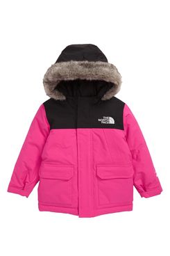 The North Face Toddler Girls McMurdo Waterproof 550-Fill-Power Down Parka With Faux-Fur Trim