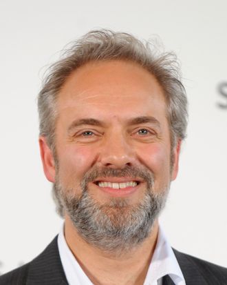 Sam Mendes attends a photocall with cast and filmmakers to mark the start of production which is due to commence on the 23rd Bond Film 