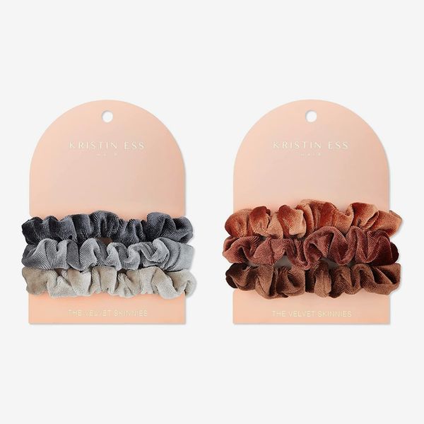 Kristin Ess Velvet Skinnies Scrunchie Pack