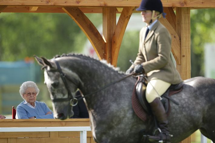 Queen Elizabeth at the Royal Windsor Horse Show.