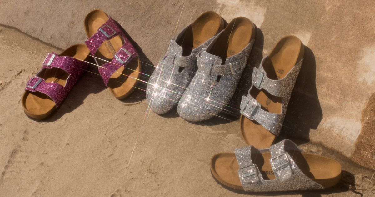 Opening Ceremony and Birkenstock Made Sparkly Sandals