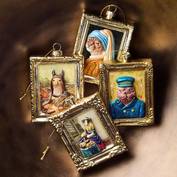 West Elm Dapper Works of Art Ornaments