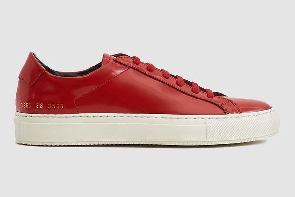 Woman by Common Projects Achilles Premium Low Sneaker in Red
