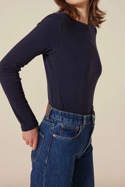 Petit Bateau Women Ls Crew Neck Tee