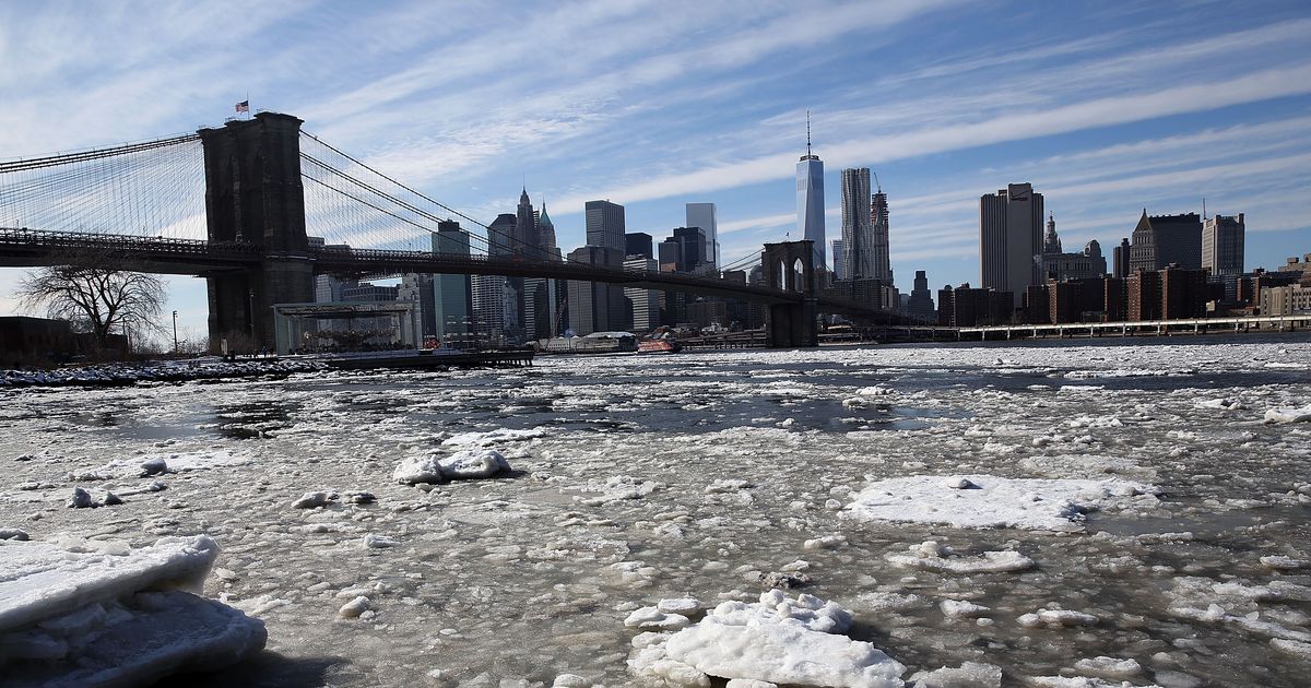 Winter Has Claimed The Brooklyn Bridge Flags