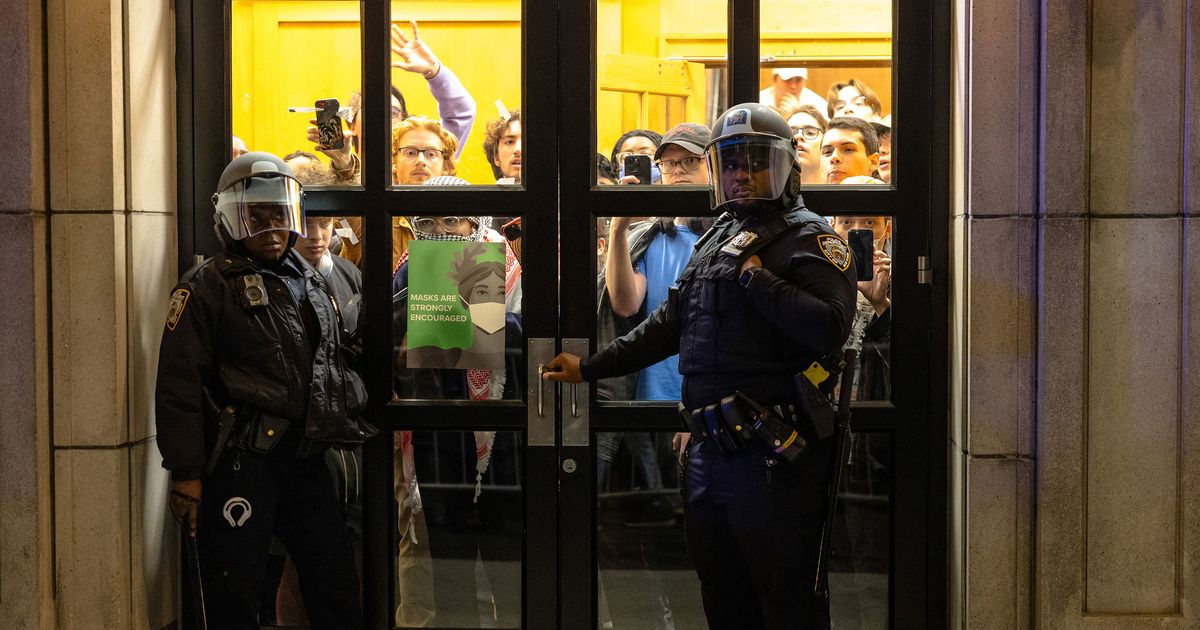 Locked Out of Columbia’s Campus During the NYPD Raid
