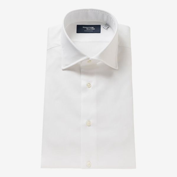 Kamakura Shirts Tokyo Slim Fit Spread Royal Oxford