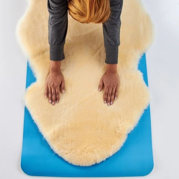 Sheepskin Town Sheepskin Exercise / Yoga Mat