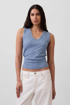Gap Modern Variegated Rib Tank Top