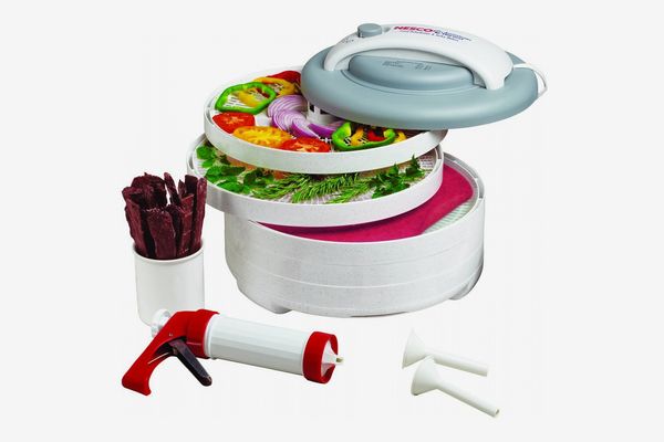 NESCO FD-61WHC, Snackmaster Express Food Dehydrator All-in-One Kit with Jerky Gun