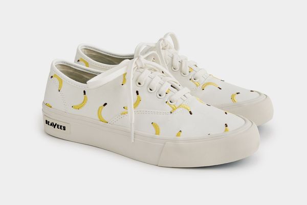 SeaVees® for J.Crew Legend sneakers with embroidered fruit