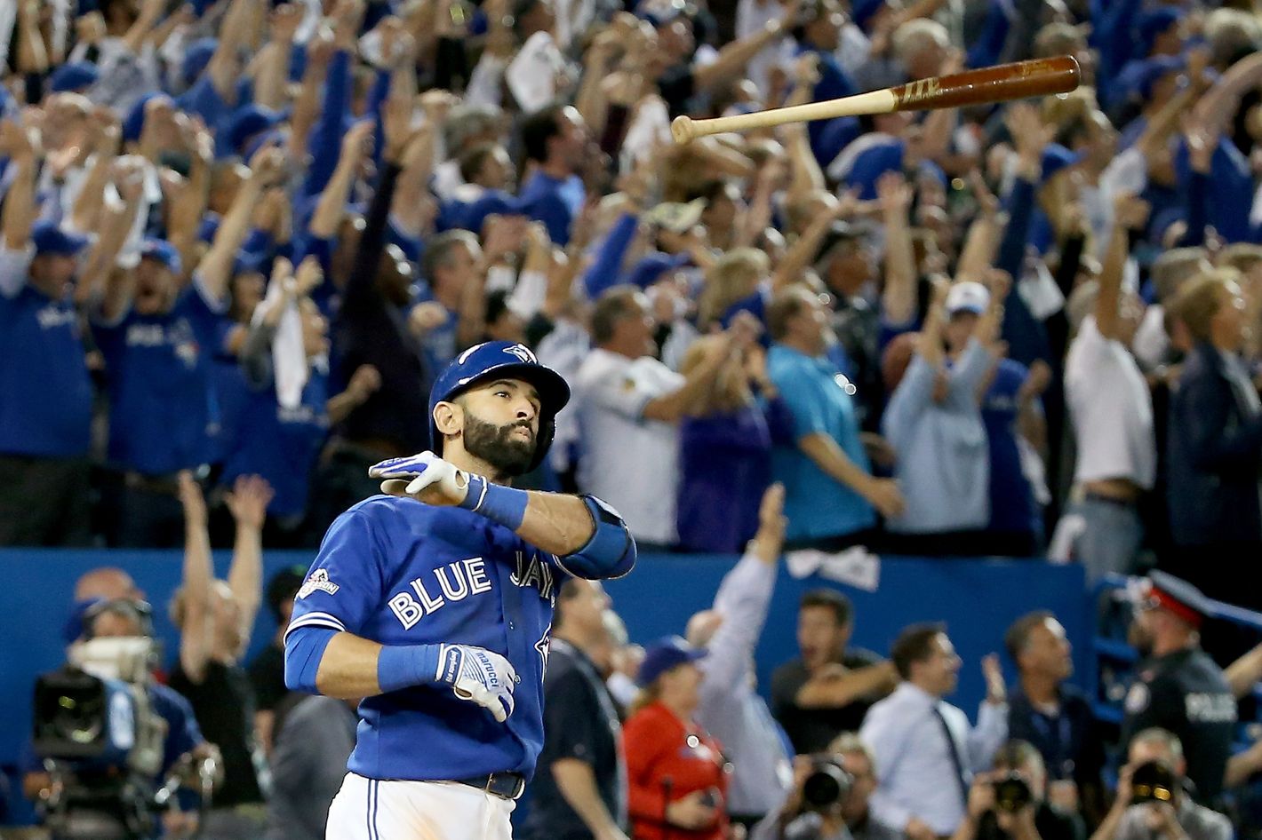 Bautista Slide Prompts Bench-Clearing Brawl - Blue Jays, Rangers