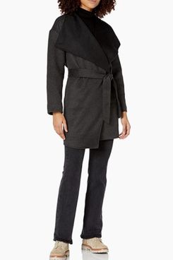 Daily Ritual Relaxed Double-Face Wool Coat