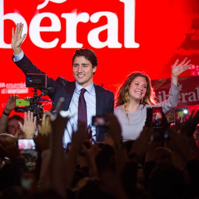 Inside The Liberal Party of Canada Leader Justin Trudeau Camp On Election Night