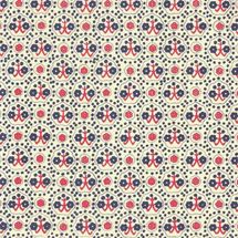Carta Varese Red and Blue Tree Wrapping Paper