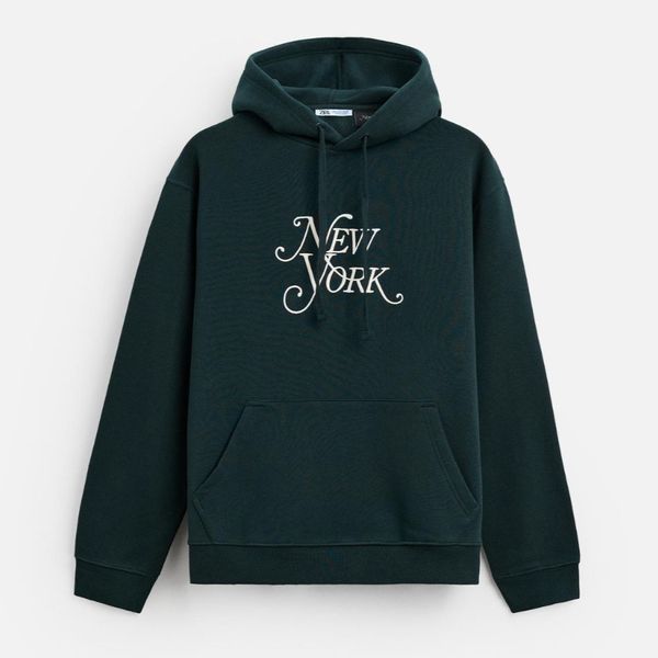 Zara x NEW YORK MAGAZINE EMBROIDERED SWEATSHIRT