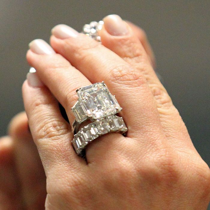 Kim Kardashian's Cursed Engagement Ring for Sale