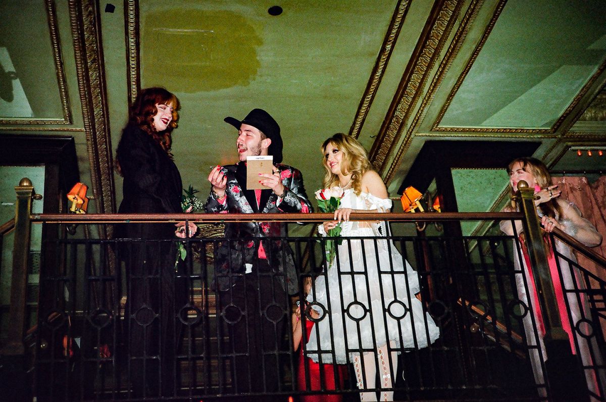 A Maybe-Fake Valentines Day Wedding at the Jane Hotel pic