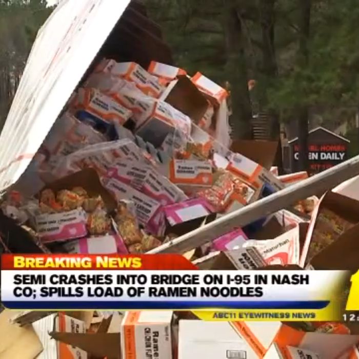A portion of I-95 was closed for eight hours.