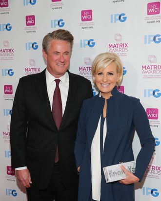 Joe Scarborough and Mika Brzezinski.