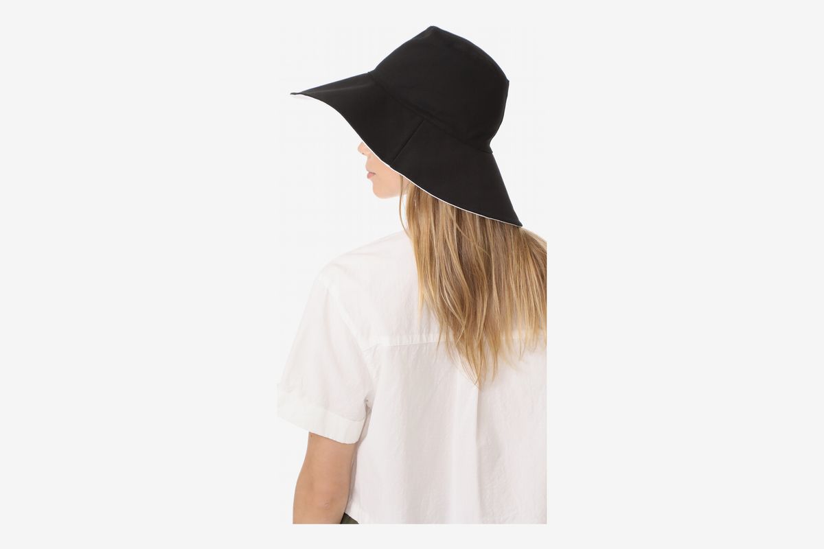 Dantiya Womens Cotton Solid Sun Hat Bucket Hats with Bow