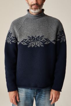 J.Crew Fair Isle Rollneck Sweater in Lambswool