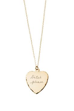 In God We Trust Sweet Nothing Necklace / Gold