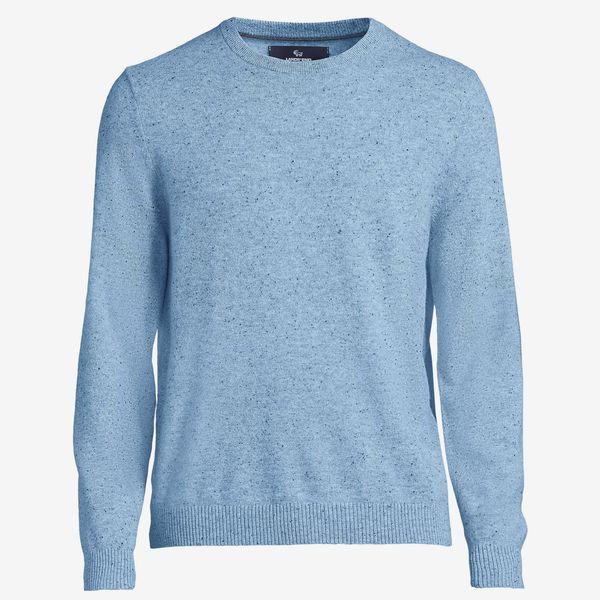 Lands' End Men's Fine Gauge Cashmere Sweater