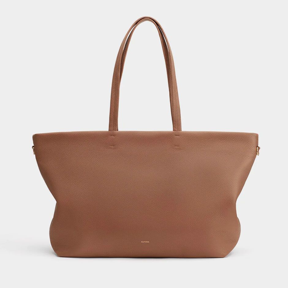 everyone nylon logo tote bag (brown) - バッグ