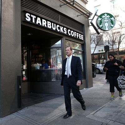 Just imagine living near a Starbucks across from a Starbucks.