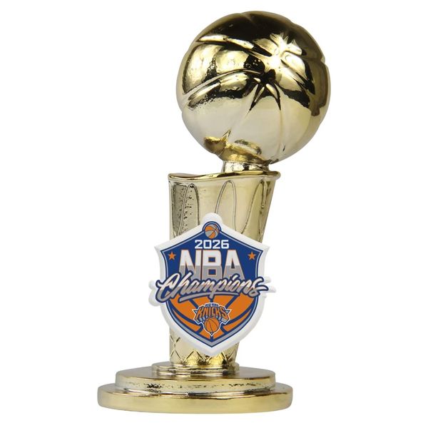 New York Knicks FOCO 2026 NBA Finals Champions Larry O'Brien Championship Trophy Paperweight