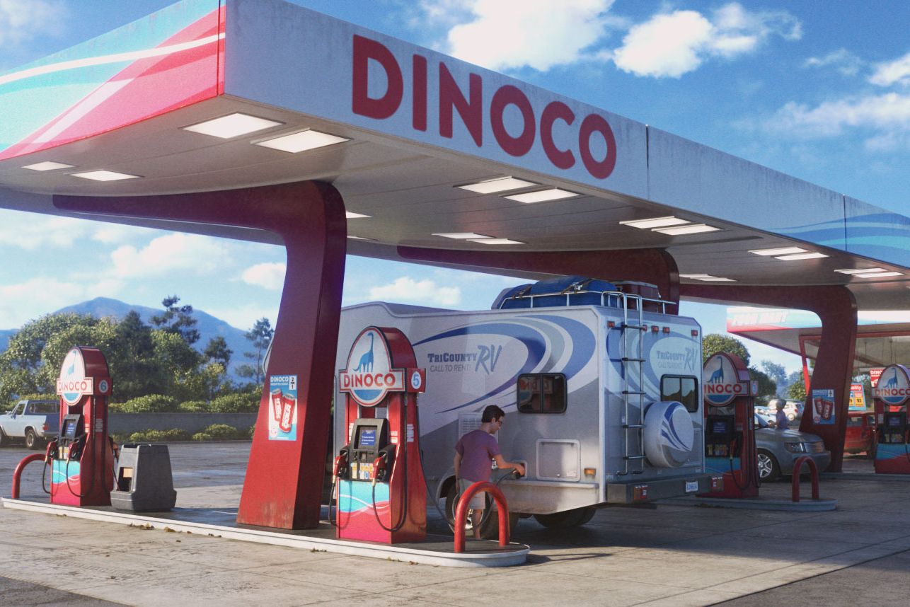 dinoco truck toy story
