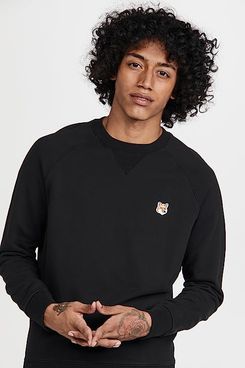 Maison Kitsuné Fox Head Patch Classic Sweatshirt