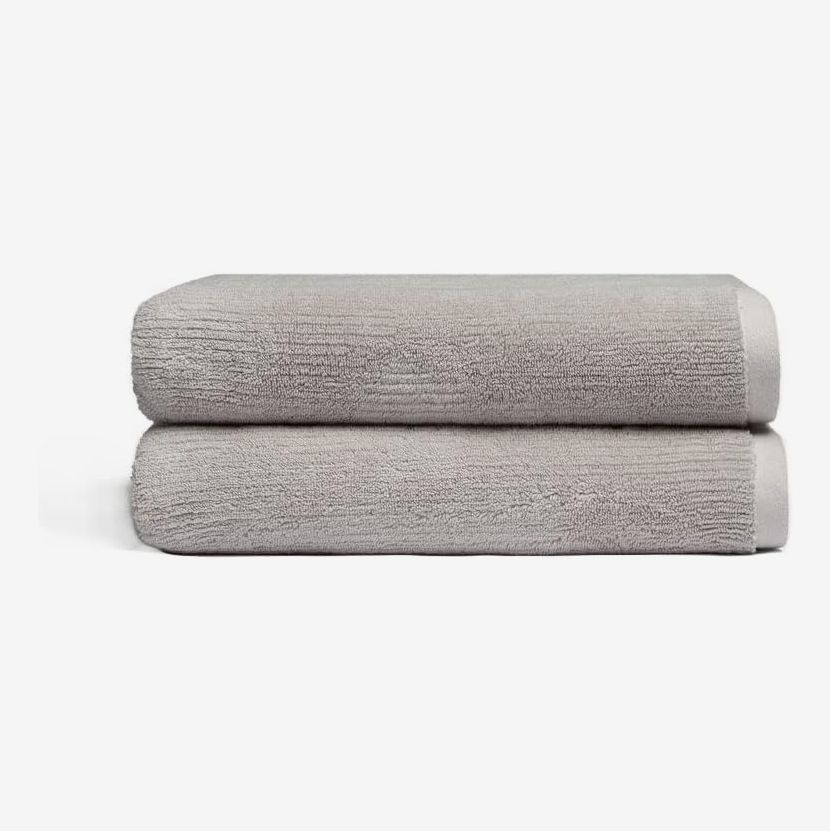 Cozy Earth Ribbed Bath Towel Set