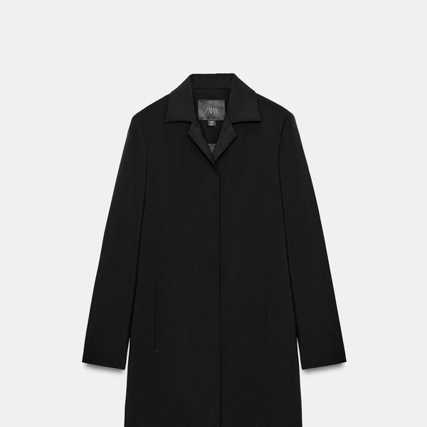 Zara 100% Wool Long Coat ZW Collection