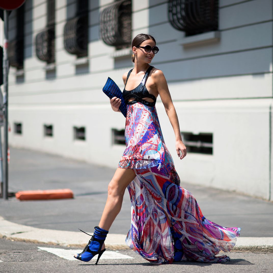 Milan Street Style: Sports Bras and Neon Tulle