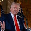 Republican Presidential Nominee Donald Trump Speaks To The Press In Palm Beach, Florida