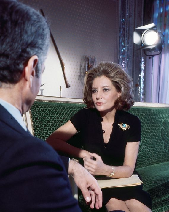 Walters interviewing the Shah, 1978.