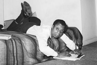 James Baldwin Gets Comfortable to Write