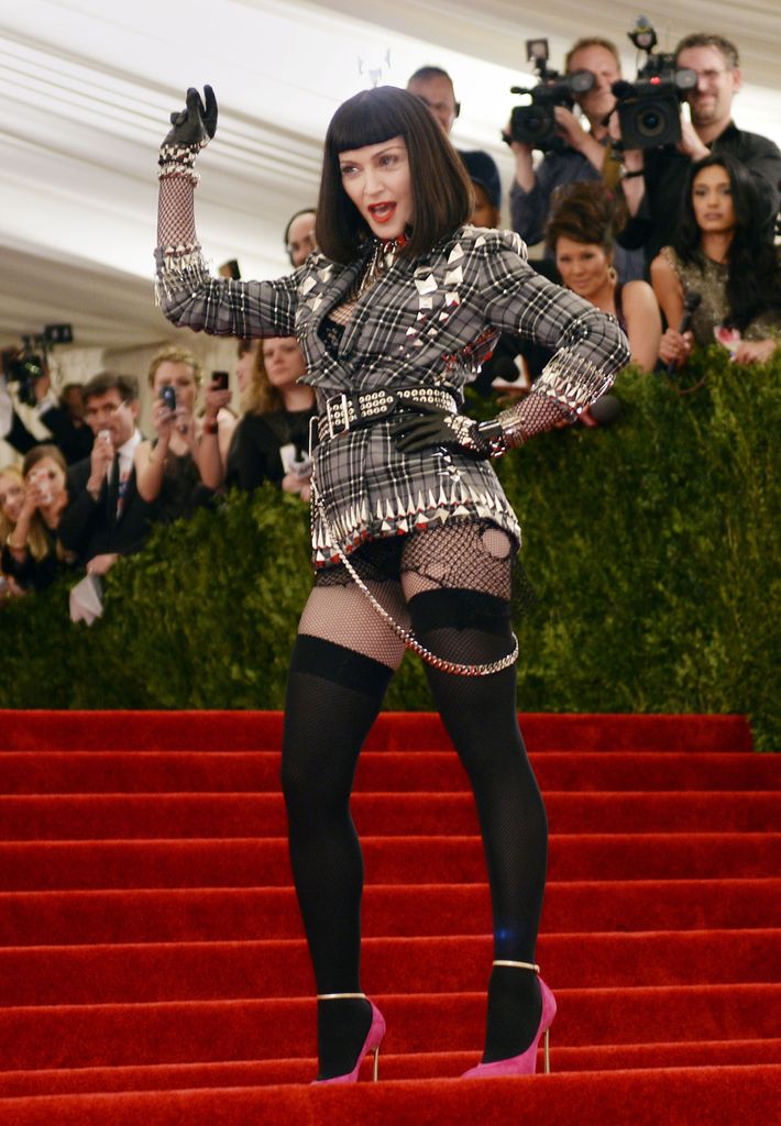 Madonna Shows Off Her Butt at the Met Gala