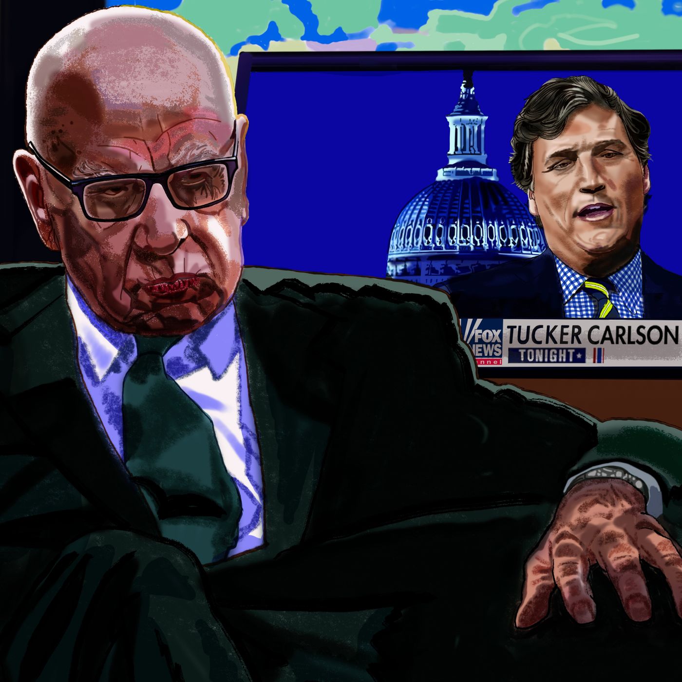 Why Rupert Murdoch Fired Tucker Carlson From Fox News picture