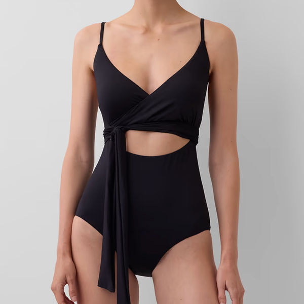 Gap Cutout Wrap One-Piece Swimsuit
