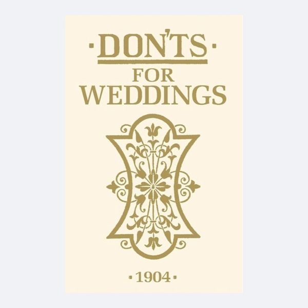 ‘Don'ts for Weddings,’ by A & C Black Publishers