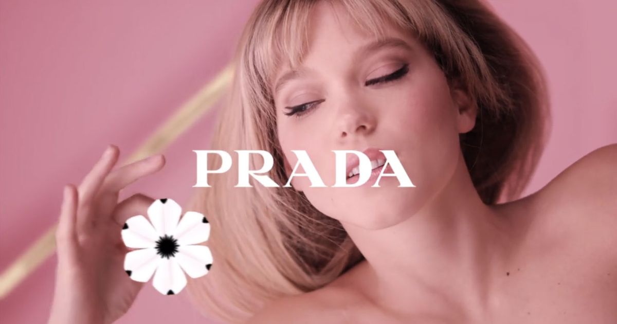 Watch: Léa Seydoux Floats Nakedly in a Prada Flower Daze