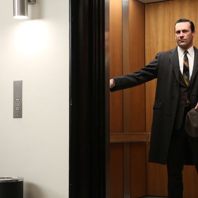 Don Draper (Jon Hamm) - Mad Men _ Season 6, Episode 13 _ 'In Care of' - Photo Credit: Jamie Trueblood/AMC