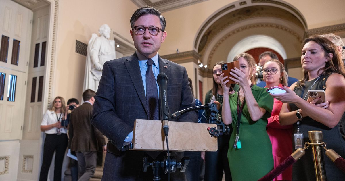 Mike Johnson May Want a Government Shutdown to Avoid Epstein Files Vote